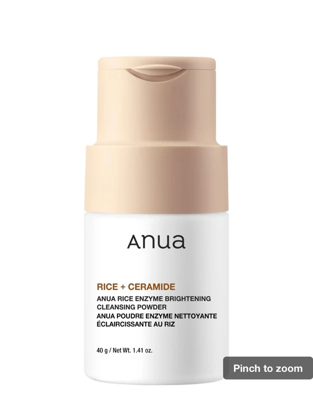 Anua Rice Enzyme Brightening Cleansing Powder